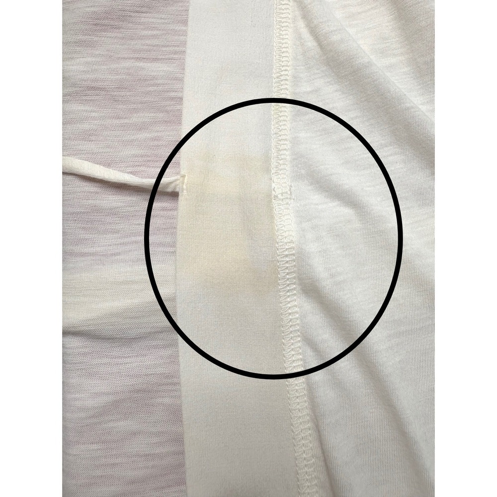EILEEN FISHER Womens Cream Organic Pima Cotton Robe L Slub Knit Quiet Luxury Spa - Picture 7 of 12